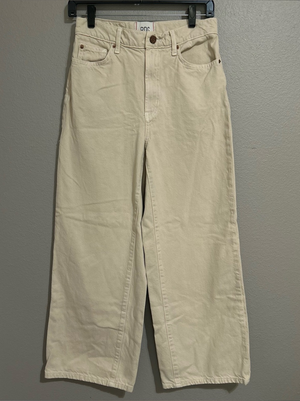 Urban Outfitters BDG Neutral Cotton High Rise Wide Leg Pants Women’s Size 27